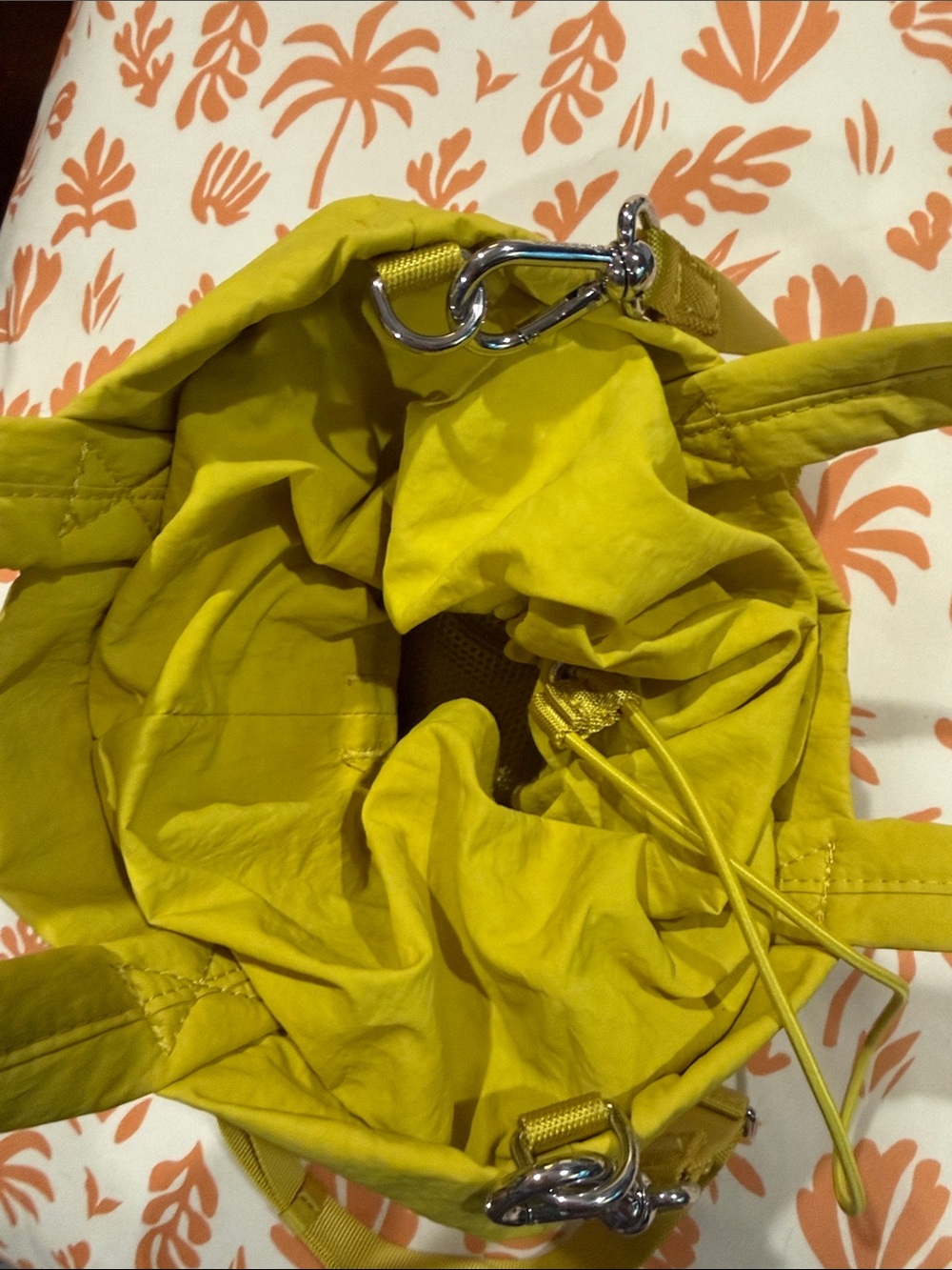 lululemon athletica Bright Yellow Canvas Tote with Removable Strap - Picture 3 of 5